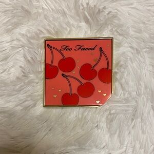 Too Faced Cherry Design Compact with Red and Gold